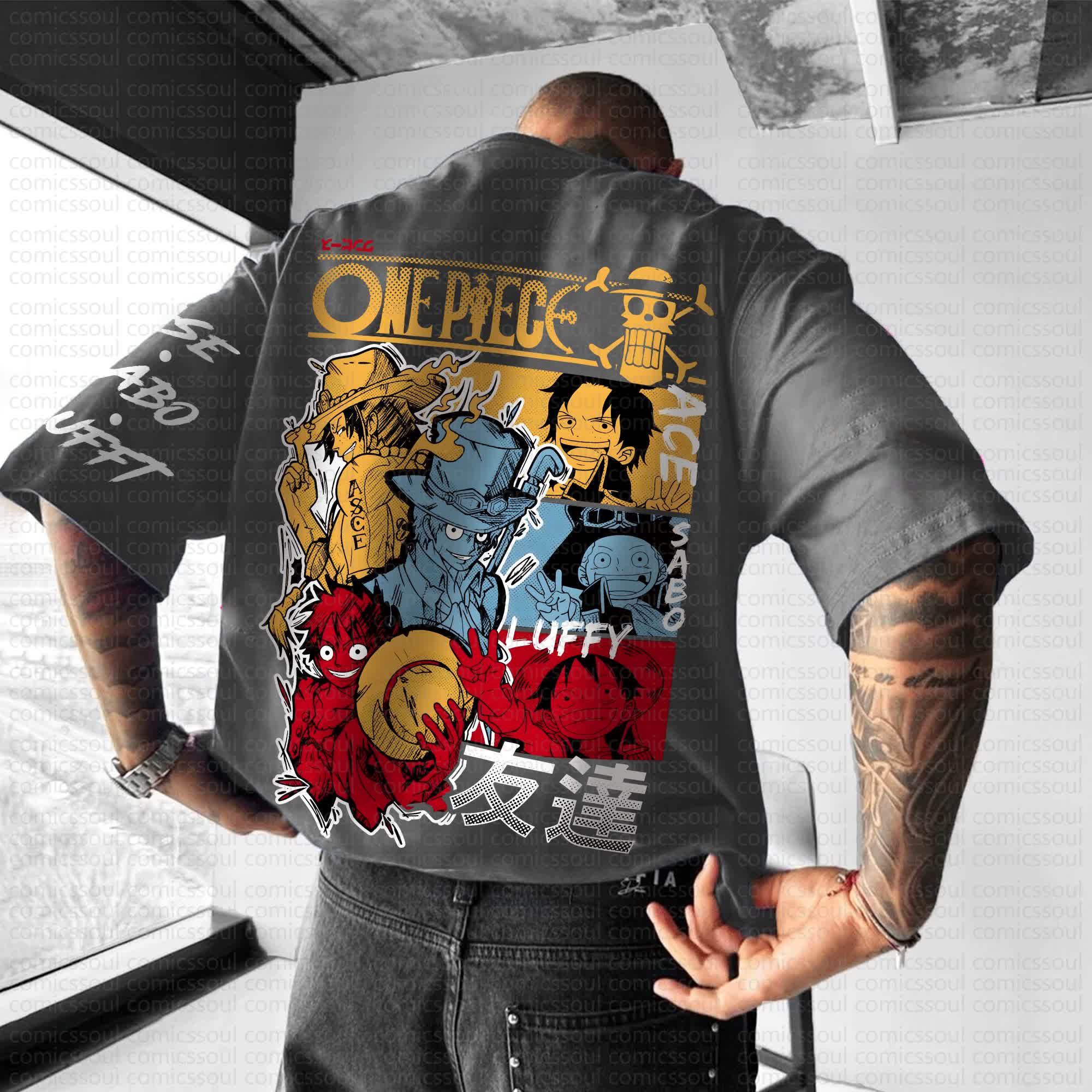 Unisex Anime Inspired Vintage T-Shirt丨Comicssoul
