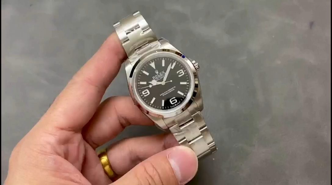 Rolex Oyster Perpetual 177200 Black Arabic Dial Domed Bezel 31mm Lady Replica Watch