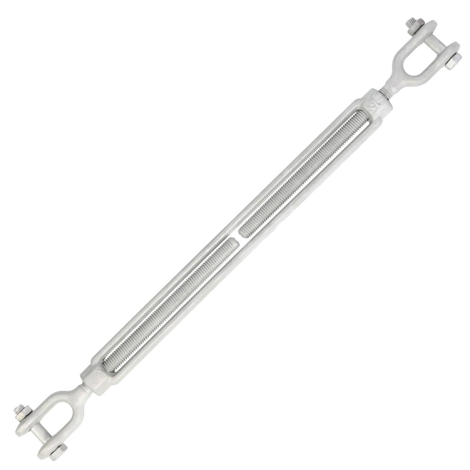 1/2" x 12" Galvanized Jaw Jaw Turnbuckle 3625(1/2" X 12")