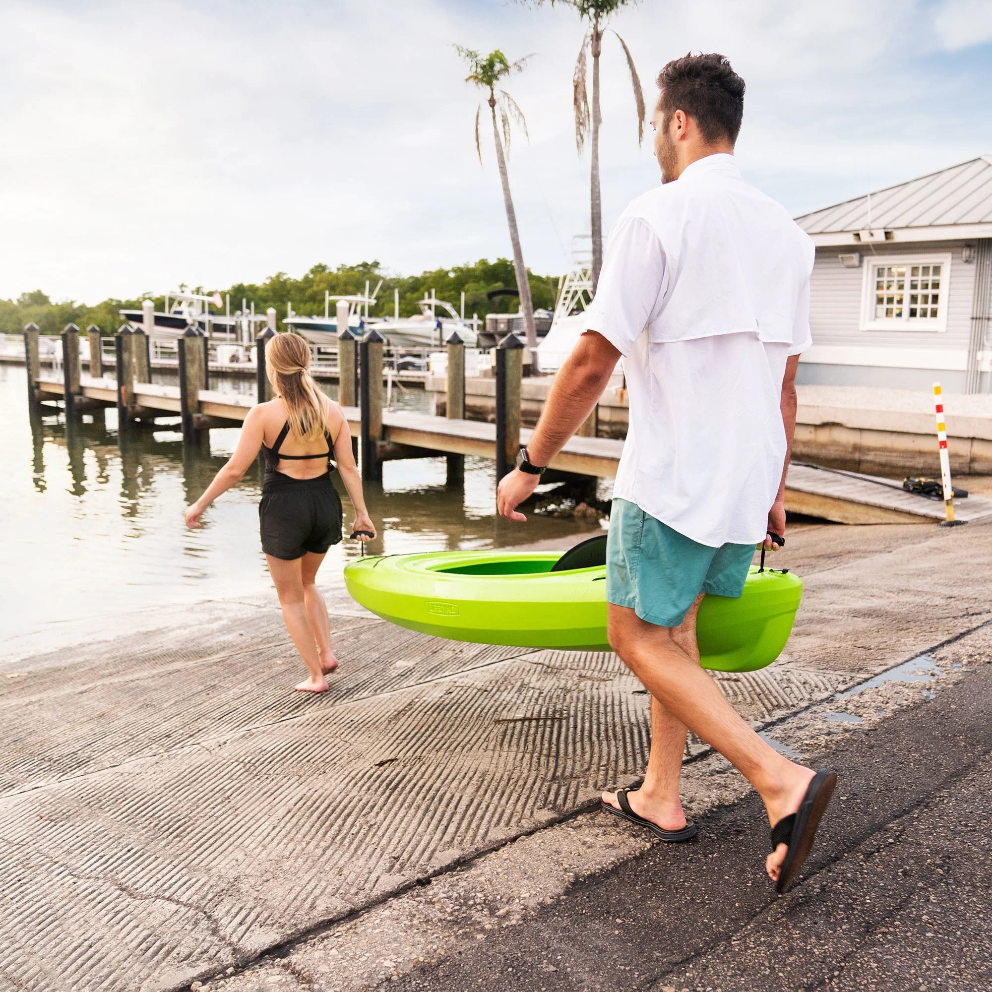 Lifetime Pacer 8 ft Sit-Inside Kayak, Green (91032) - Image 8