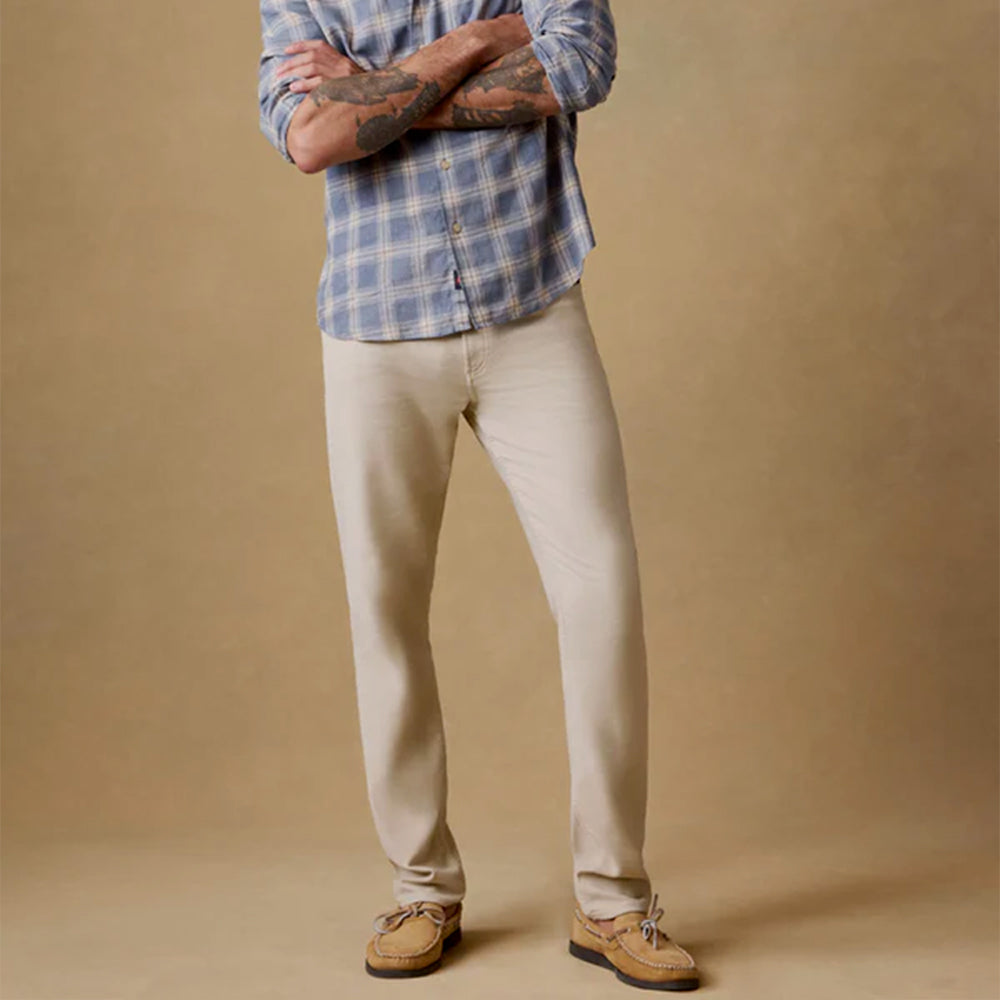 Faherty - Pantalon Stretch Terry - Stone