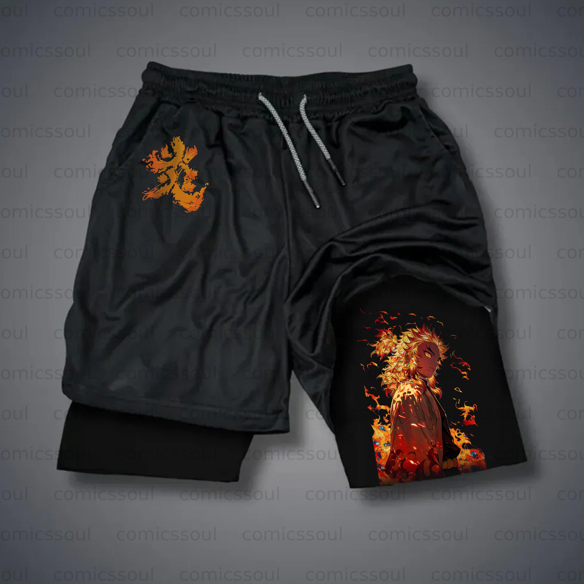 Unisex Casual Anime Streetwear Shorts