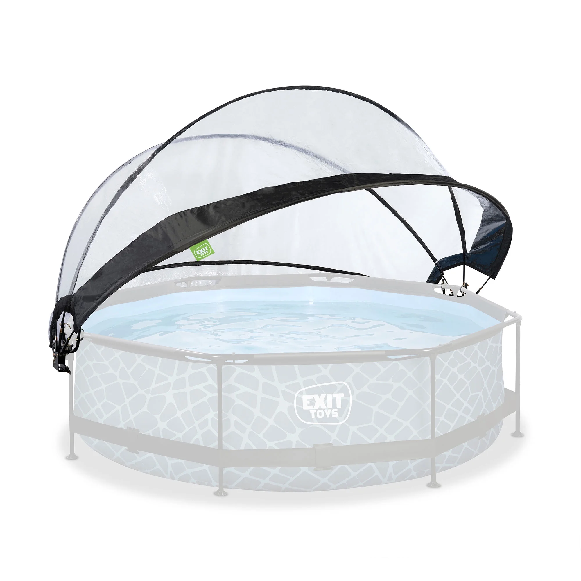 EXIT Toys UV Resistant Pool Covers, PVC Transparent, 104" x 104" x 55" - Image 20