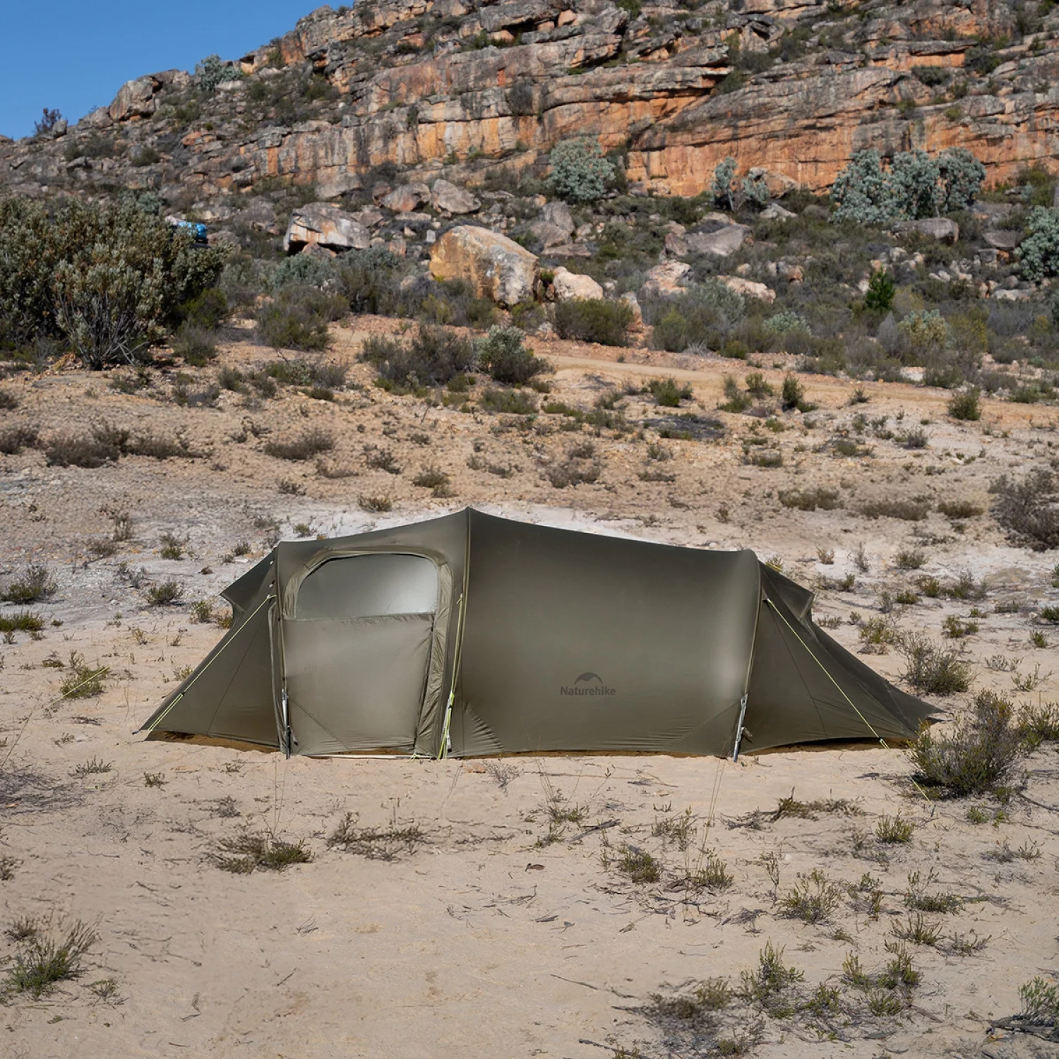 Naturehike, Ultralight Hiking Tent, Tear-resistant Tunnel Tent, Waterproof Camping Tent, Windproof Tent with Hall, 15D Lightweight Silicone-coated Nylon Fabrics,Large size for 2/3 Person. - Image 15