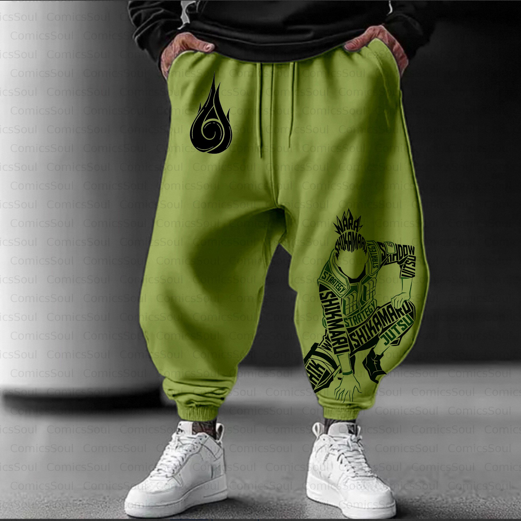Unisex Casual Anime Streetwear Pant