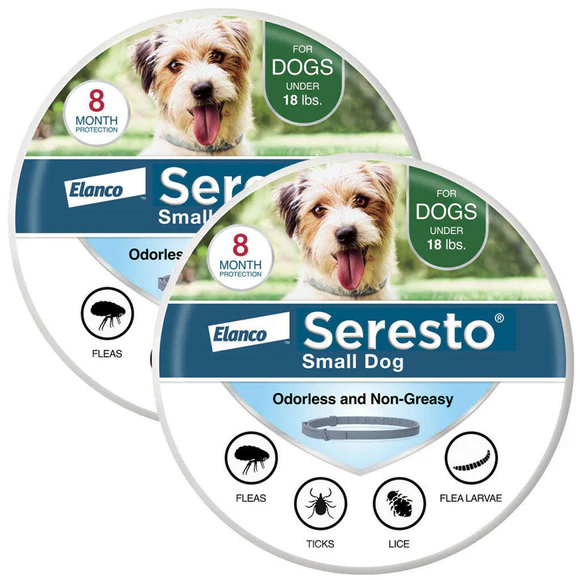 Seresto Flea & Tick Collar for Small Dogs, Under 18 lbs