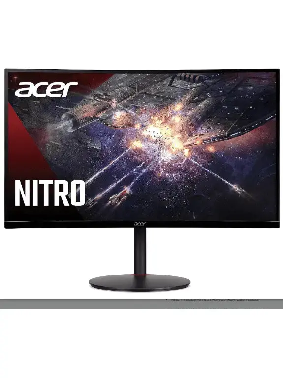 Acer Nitro XZ270 XBMIIPX Curved Gaming Monitor - 27 inch 1500R VA, 240Hz, 1ms VRB - Image 2 Acer Nitro XZ270 XBMIIPX Curved Gaming Monitor - 27 inch 1500R VA, 240Hz, 1ms VRB - Image 2