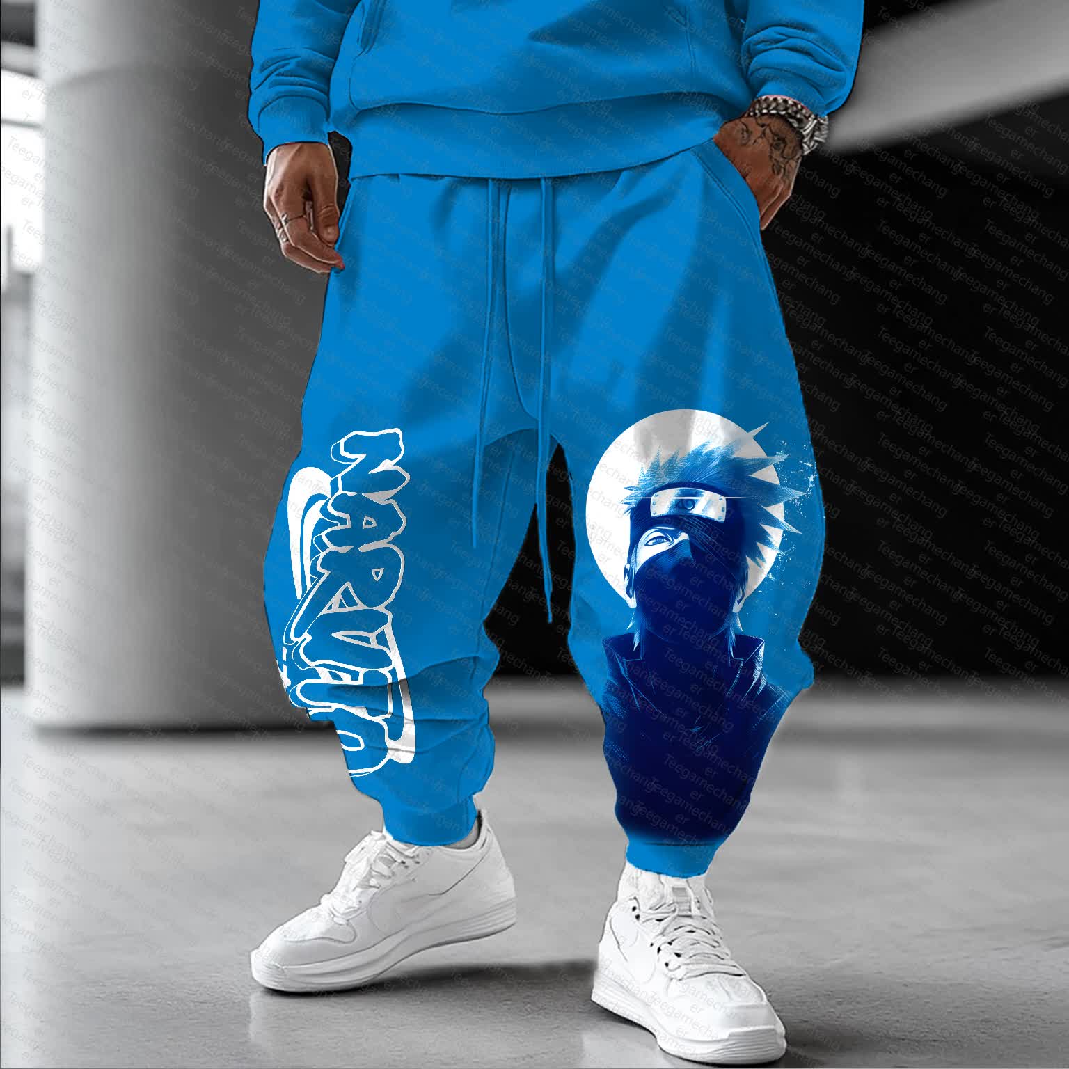 Unisex   Casual Anime Streetwear Pants