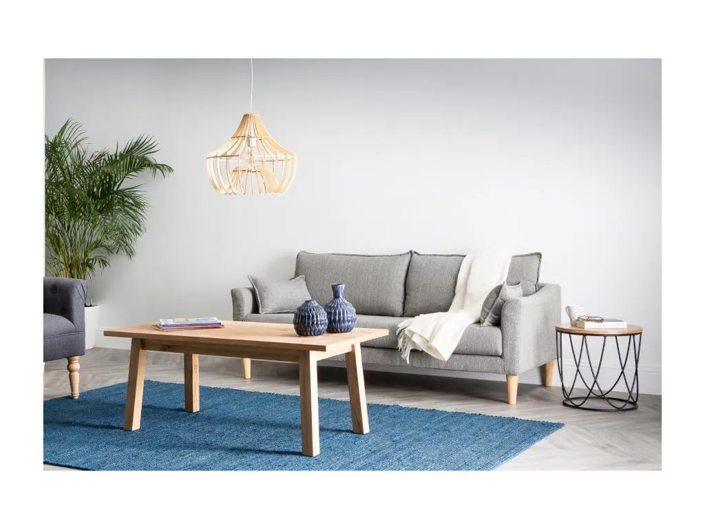 Sofá 3 plazas gris Luxmbls MSVS50380