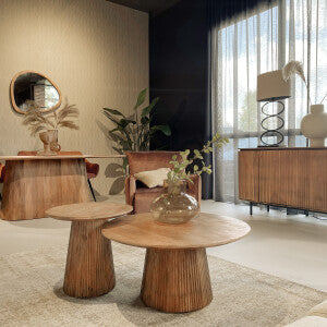 Livingfurn - Eetkamertafel Salvator 230cm - Mangohout