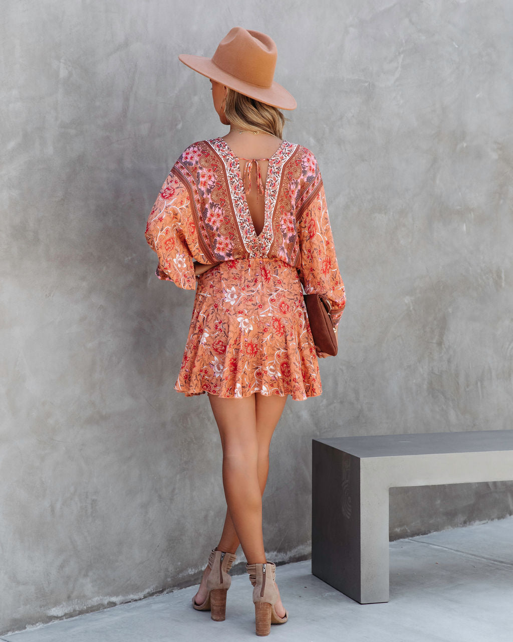 Wild And Free Floral Mini Dress - Se7enfashion