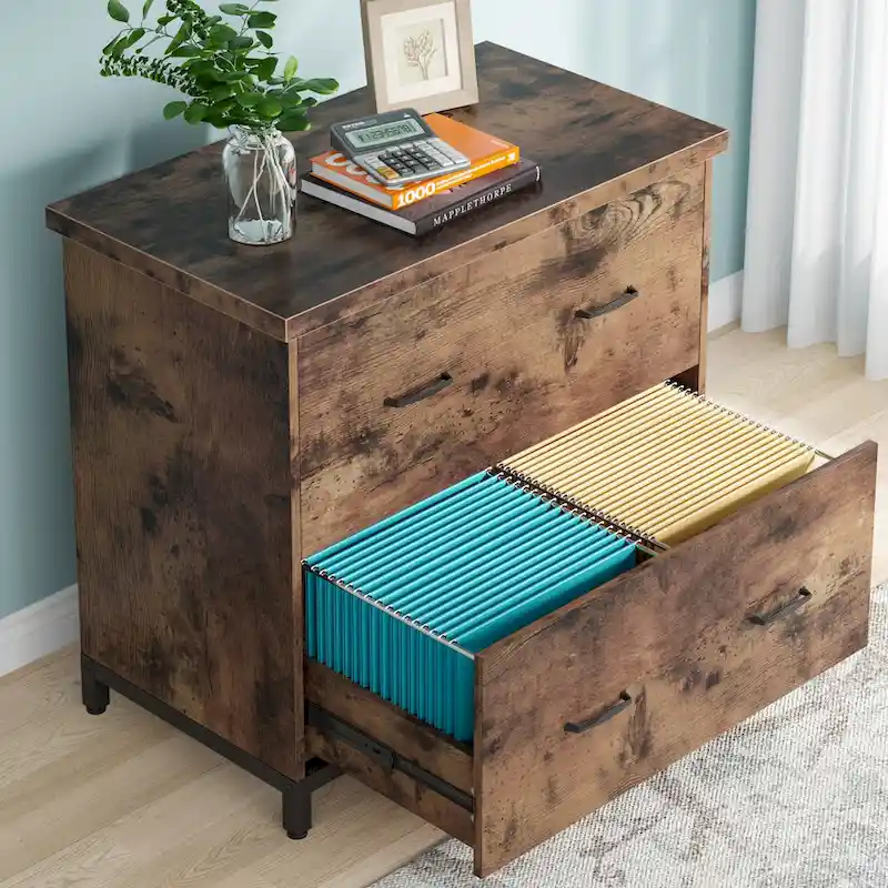 2-Drawer Lateral File Cabinet for Office Organization