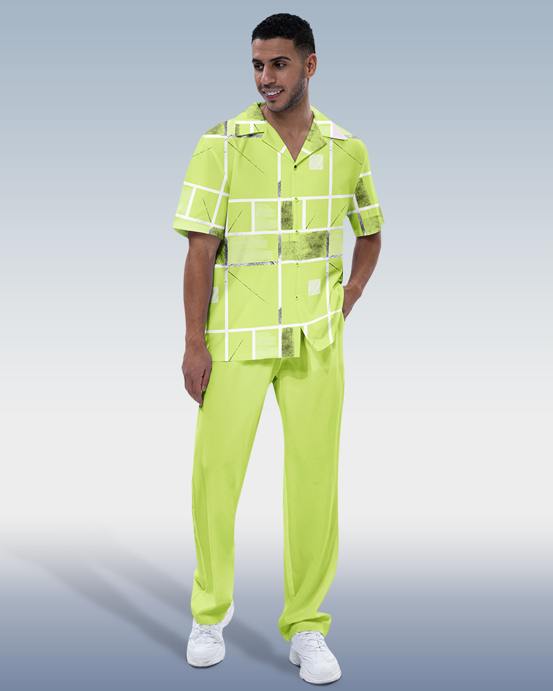 Suitmens Mens Two Piece Leisure Suits