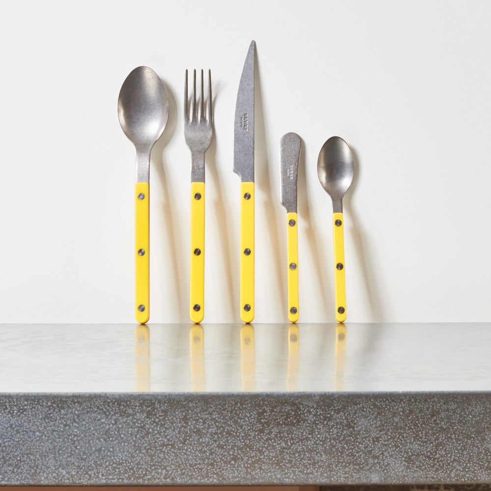 Sabre - Cuillère à café Bistrot - Jaune