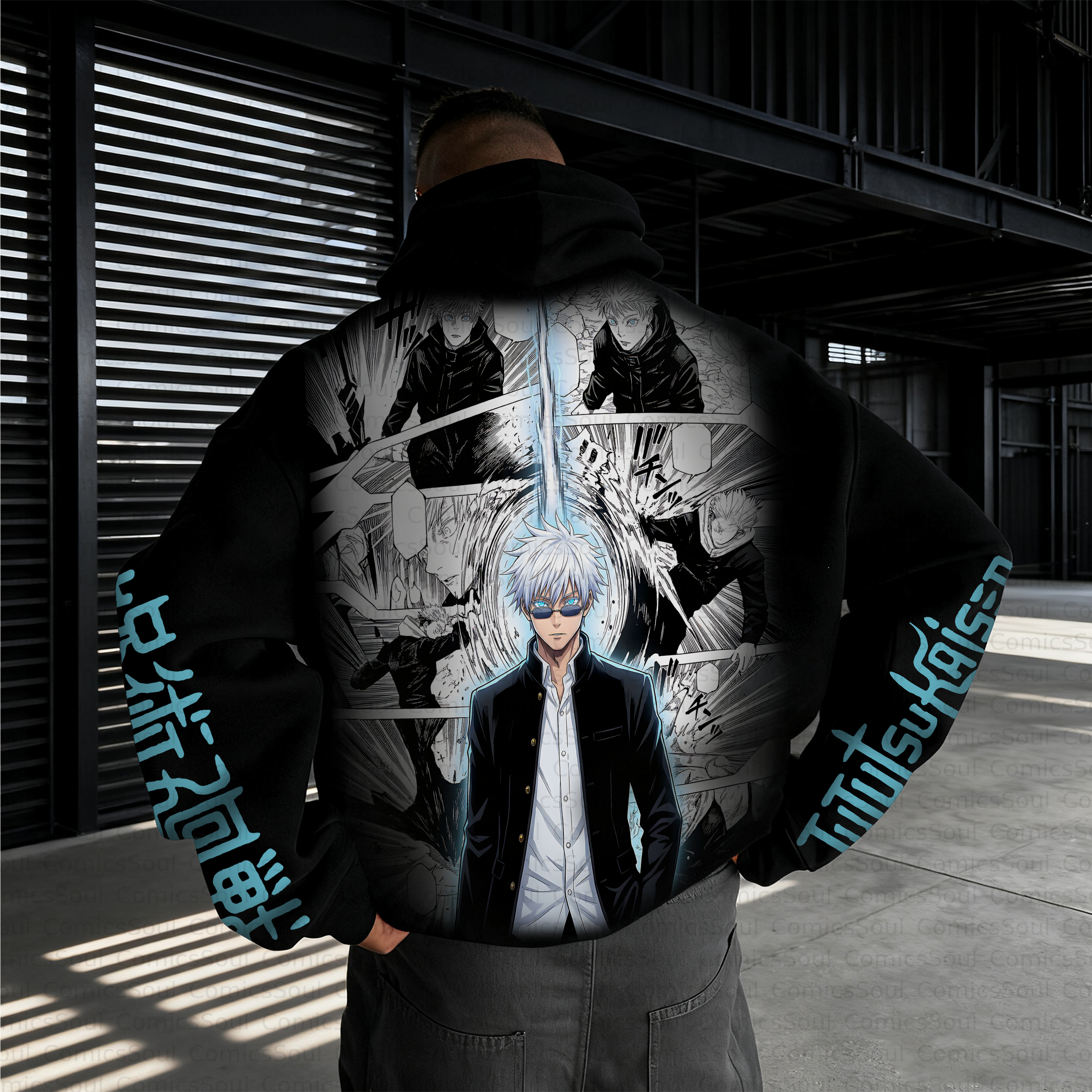 Unisex Anime Inspired Vintage Plush Hoodie