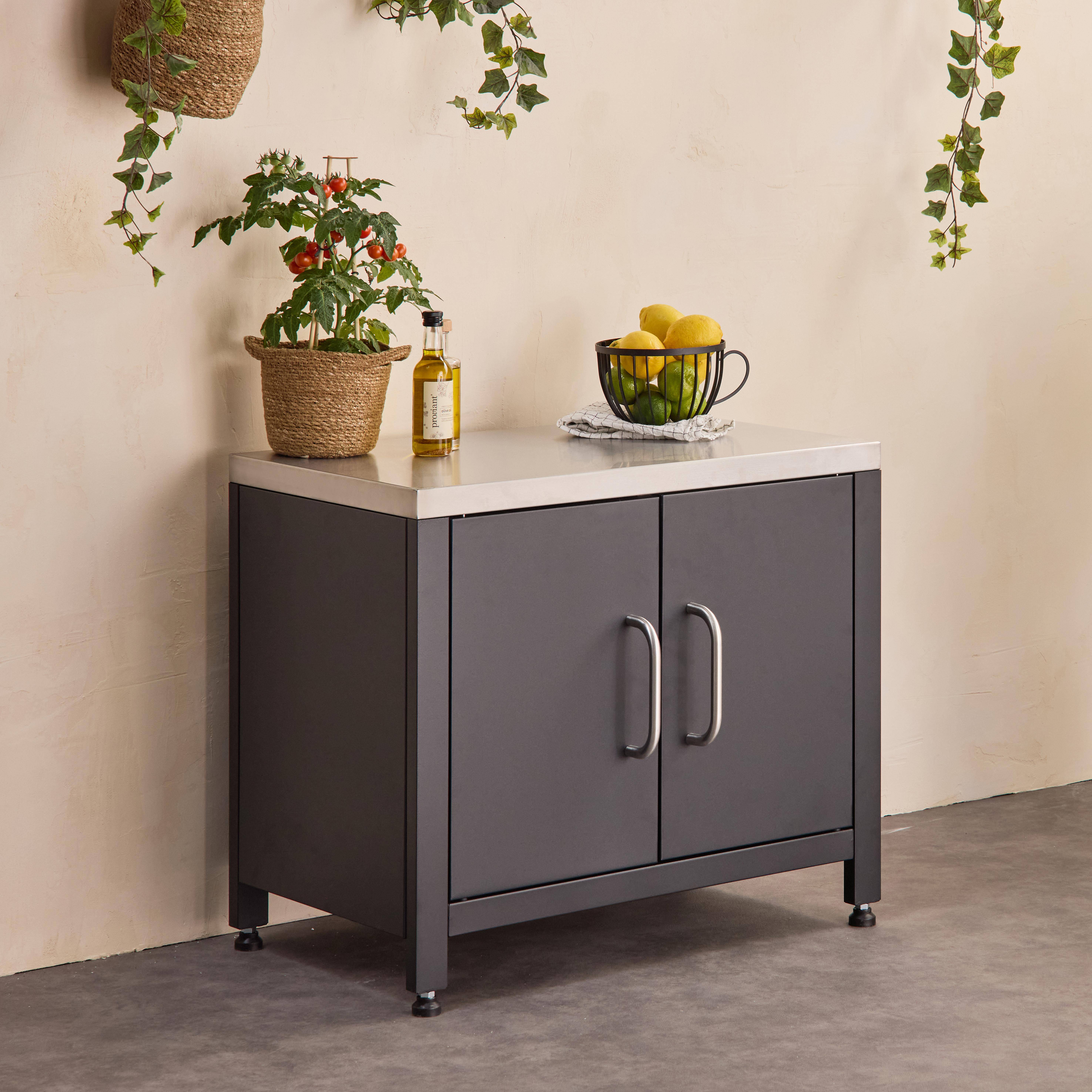 Grimaud - Cocina exterior de acero, 80cm