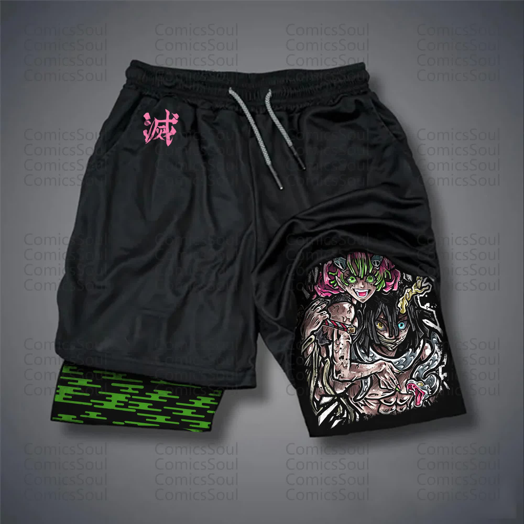 Unisex Casual Anime Streetwear Shorts 丨Comicssoul