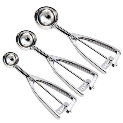 JUNADAEL J Cookie Scoop Set, Include 1 Tablespoon/ 2 Tablespoon/ 3 Tablespoon, 3pcs Cookie Scoops for Baking, Portion Scoop, Ice Cream Scoop with