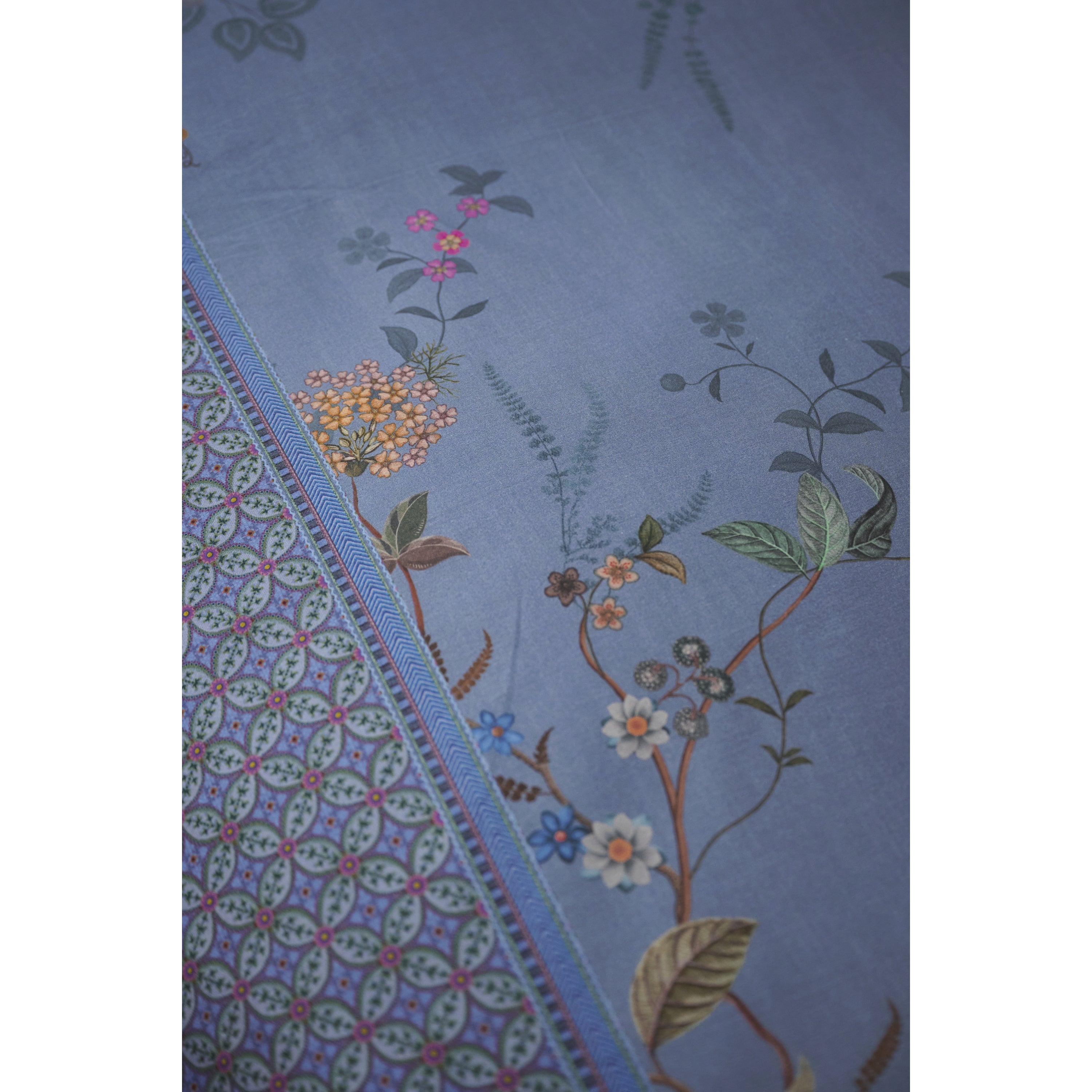 Pip Studio Bustani Dekbedovertrek 200 x 200/220 cm - Blauw