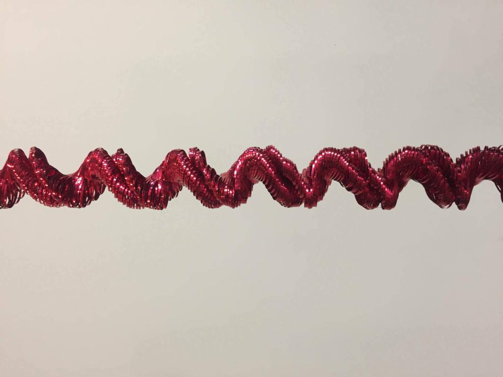 Decoración de Navidad Ddunla, Adorno navideño, Ornamento de Navidad, Decoración festiva, Made in Italy, 2000x7 h7 cm, Rojo