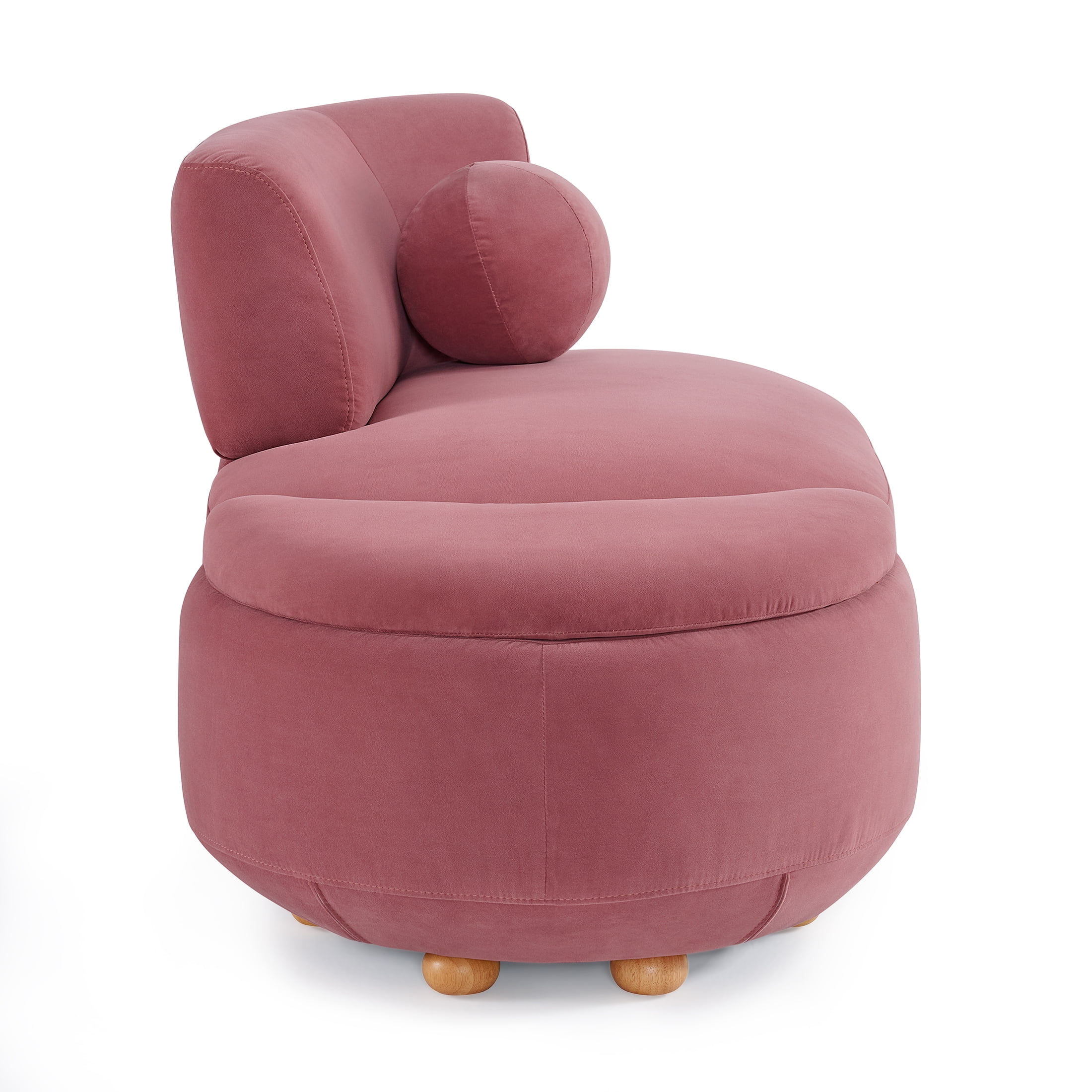 Better Homes & Gardens Juliet Modern Boucle Chaise & Storage Ottoman, Pearl - Image 28