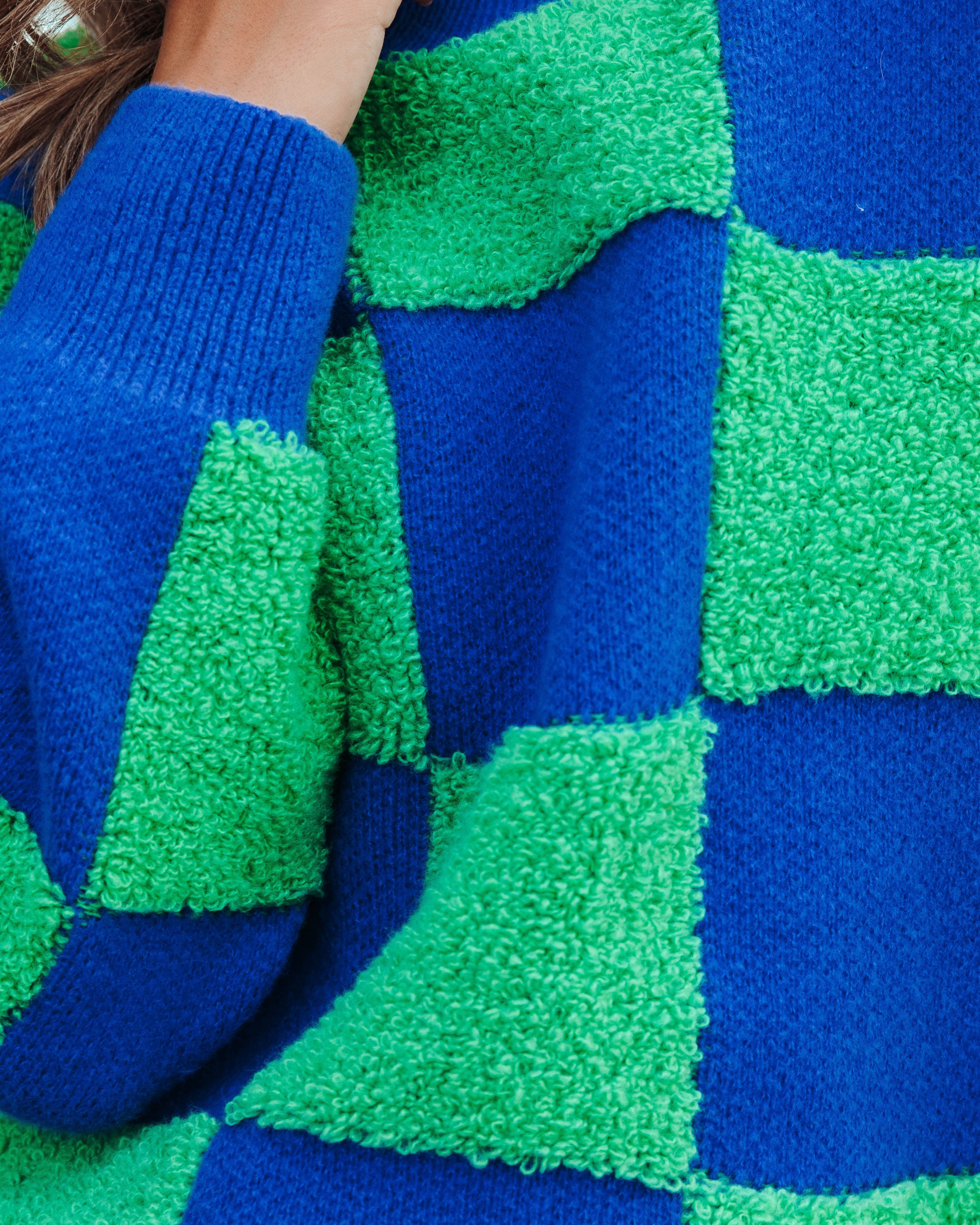 Not Like It Seems Textured Knit Pullover Sweater - Se7enfashion