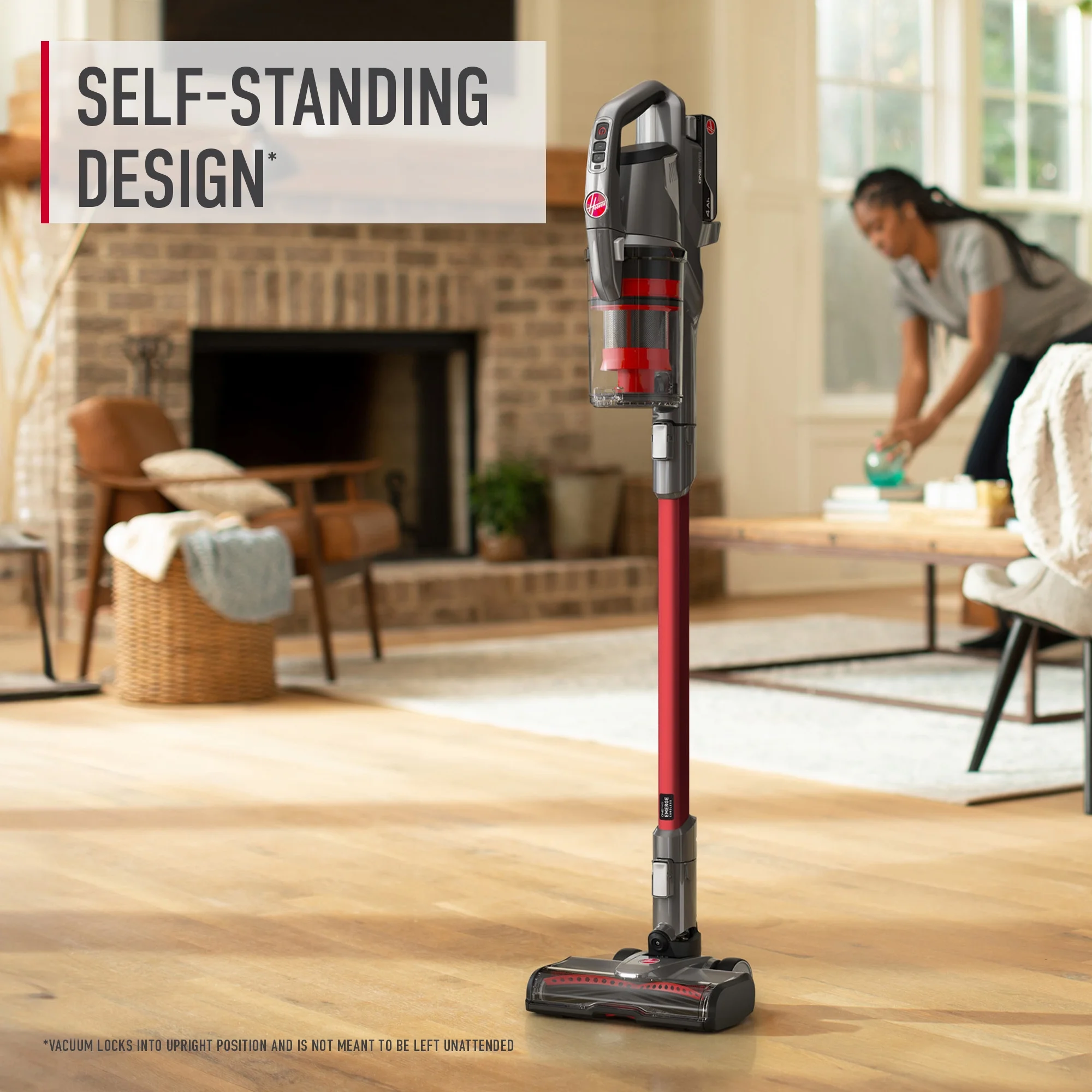 Hoover ONEPWR Emerge Essentials, Cordless Stick Vacuum Cleaner, Carpet, Hard Floor, Upholstery, Pet Hair, Removable Hand Vacuum, 45 Min. Run Time, for Home Use, BH53610V - Image 4