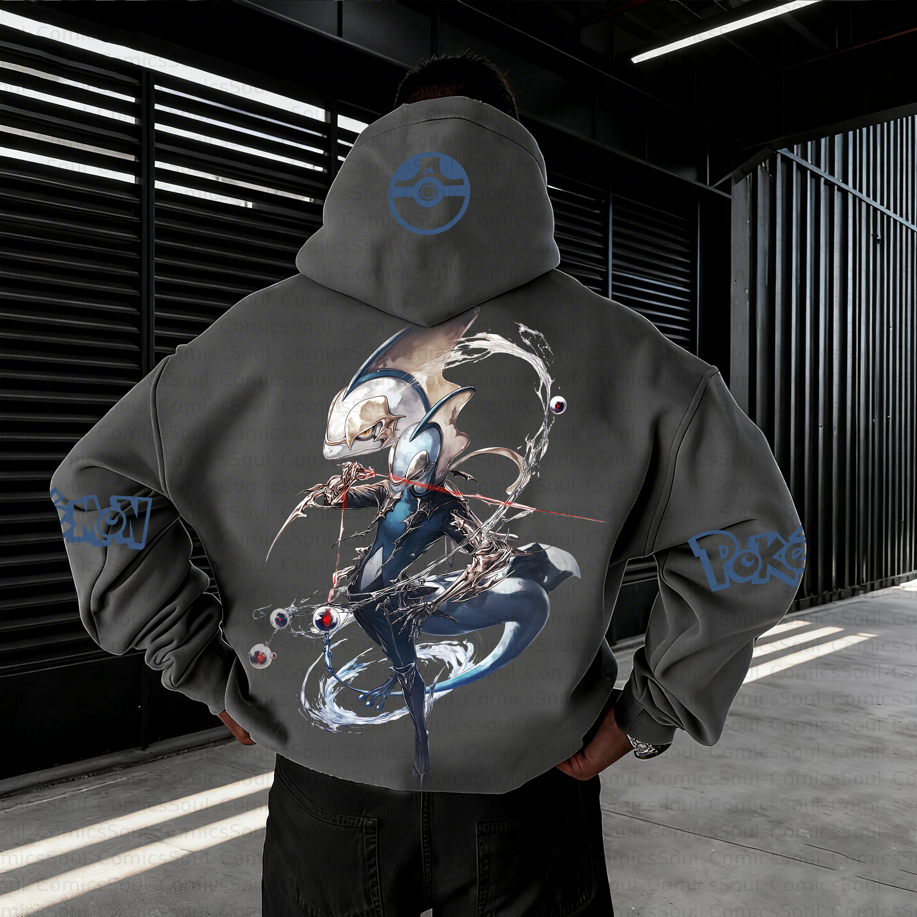 Unisex Anime Inspired Vintage Plush Hoodie
