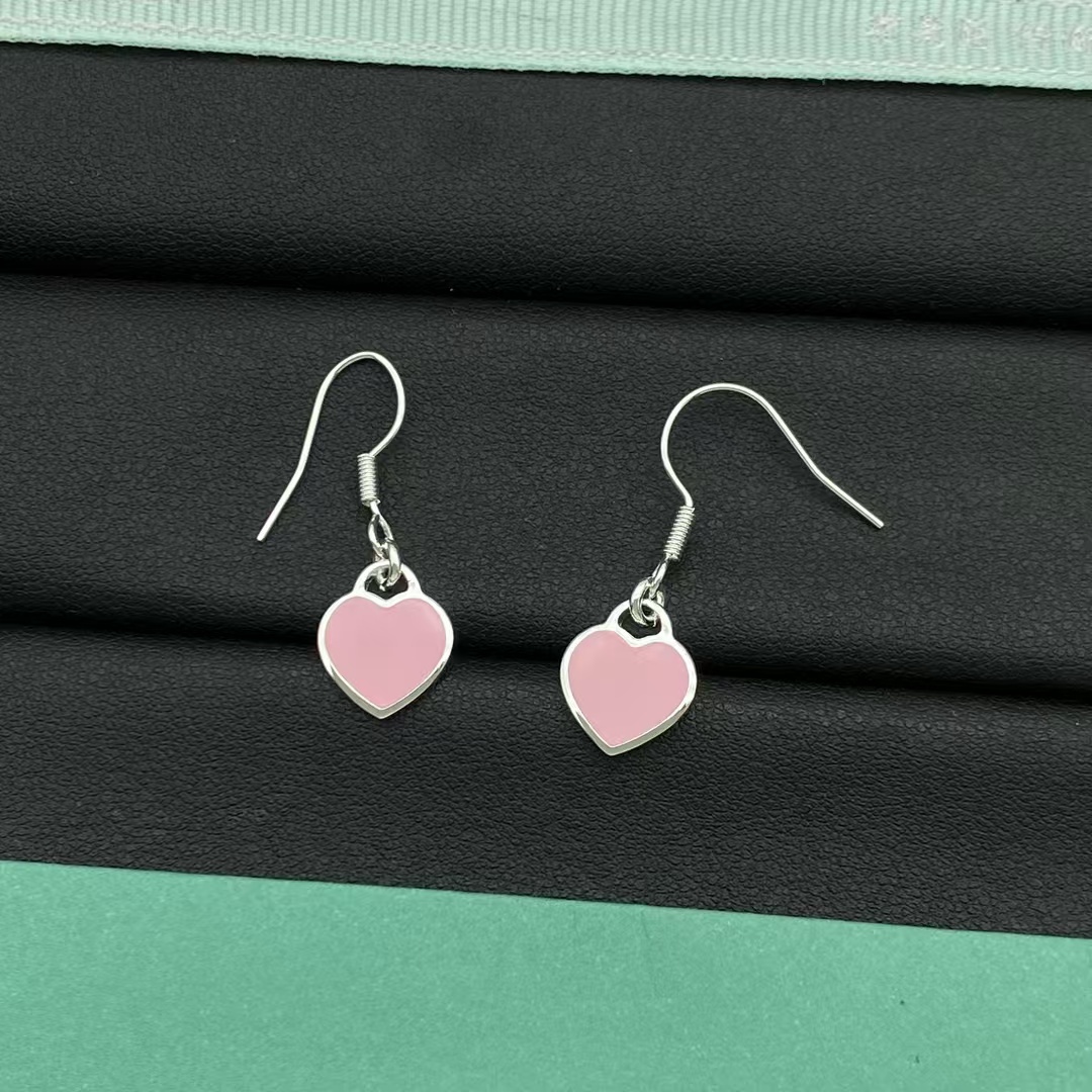 Tiffany Hook Heart Drop Earrings - Original Replica Club
