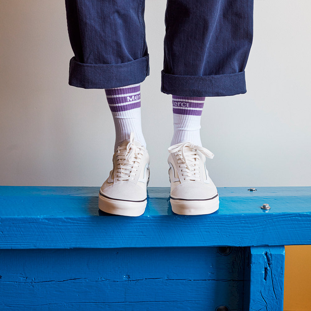 Merci - Chaussettes en coton - Lavandou