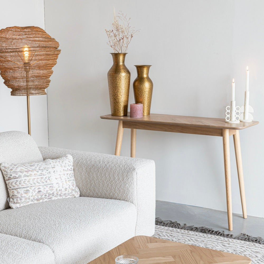 Blokker Fabio Sidetable 120 x 40 cm - Bruin