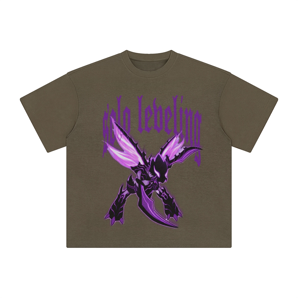 Unisex Anime Inspired Washed  Vintage T-Shirt