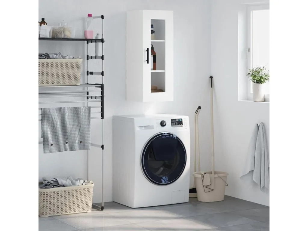 Armario de pared blanco 34.5x34x90 cm