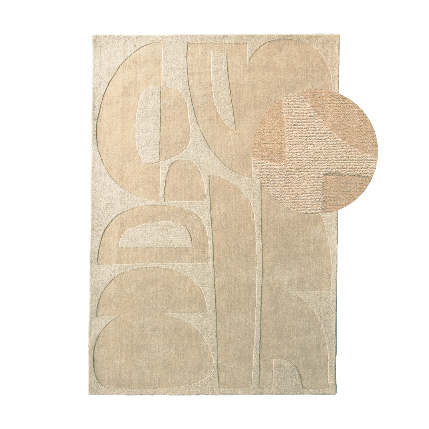 Blokker Reform Vloerkleed 160 x 230 cm - Sand