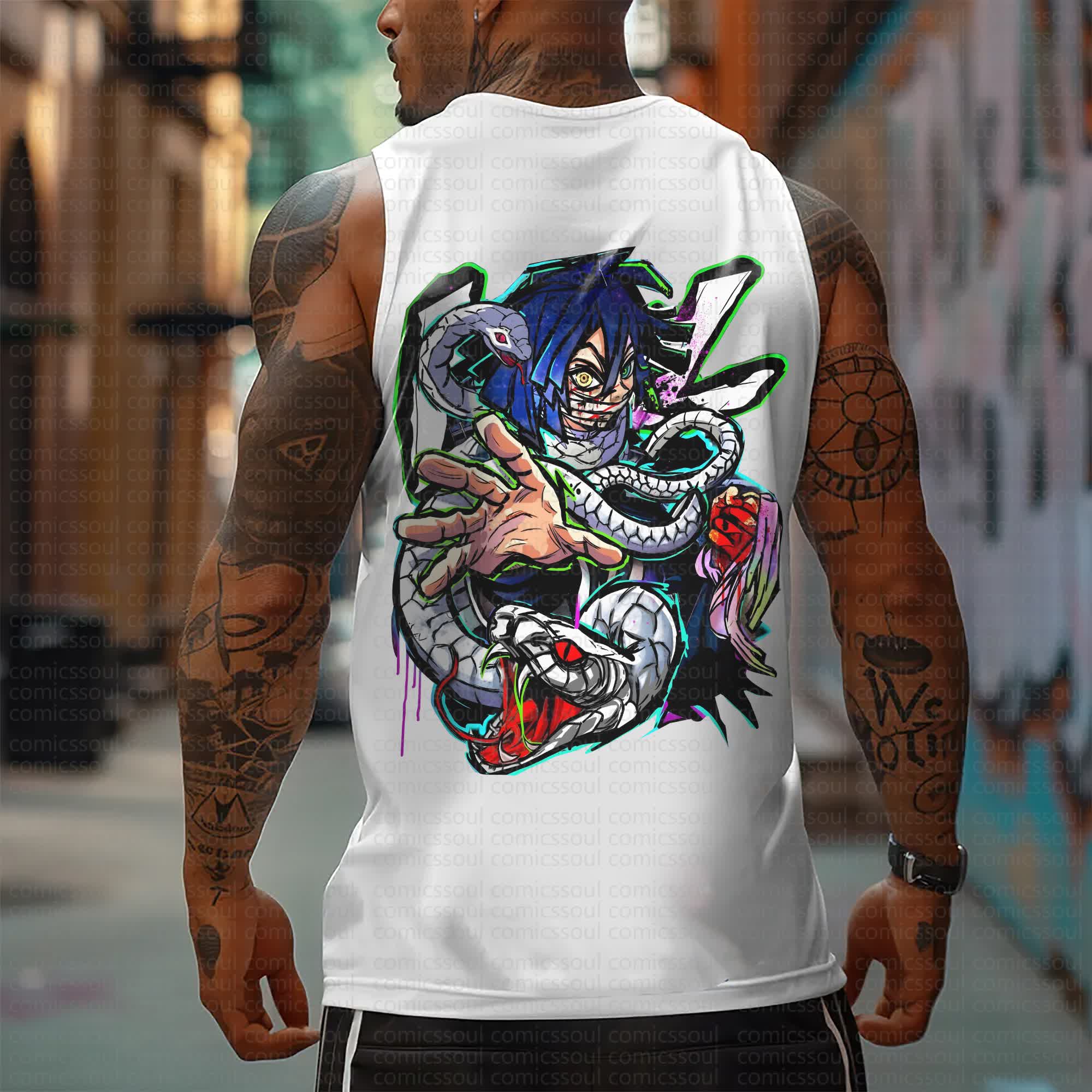 Unisex  “Comicssoul” Casual Anime  Tank Top