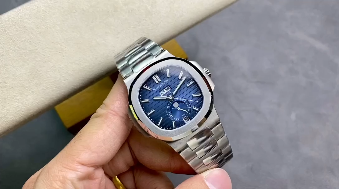 Patek Philippe Nautilus 5726 1A 001 40.5mm Stainless Steel Blue Dial Watch