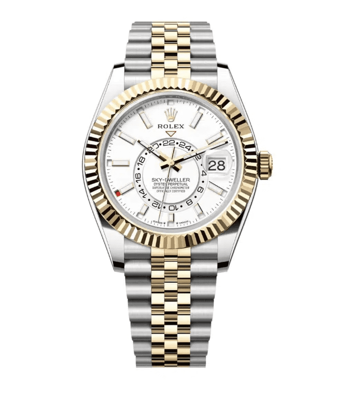 Superclone Rolex Sky-Dweller Bright black Dial 336933 Jubilee