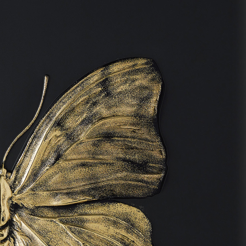 ETERNAL LOVE DAMIEN HIRST & LALIQUE 2015 - CRISTAL NOIR, TAMPONNÉ OR