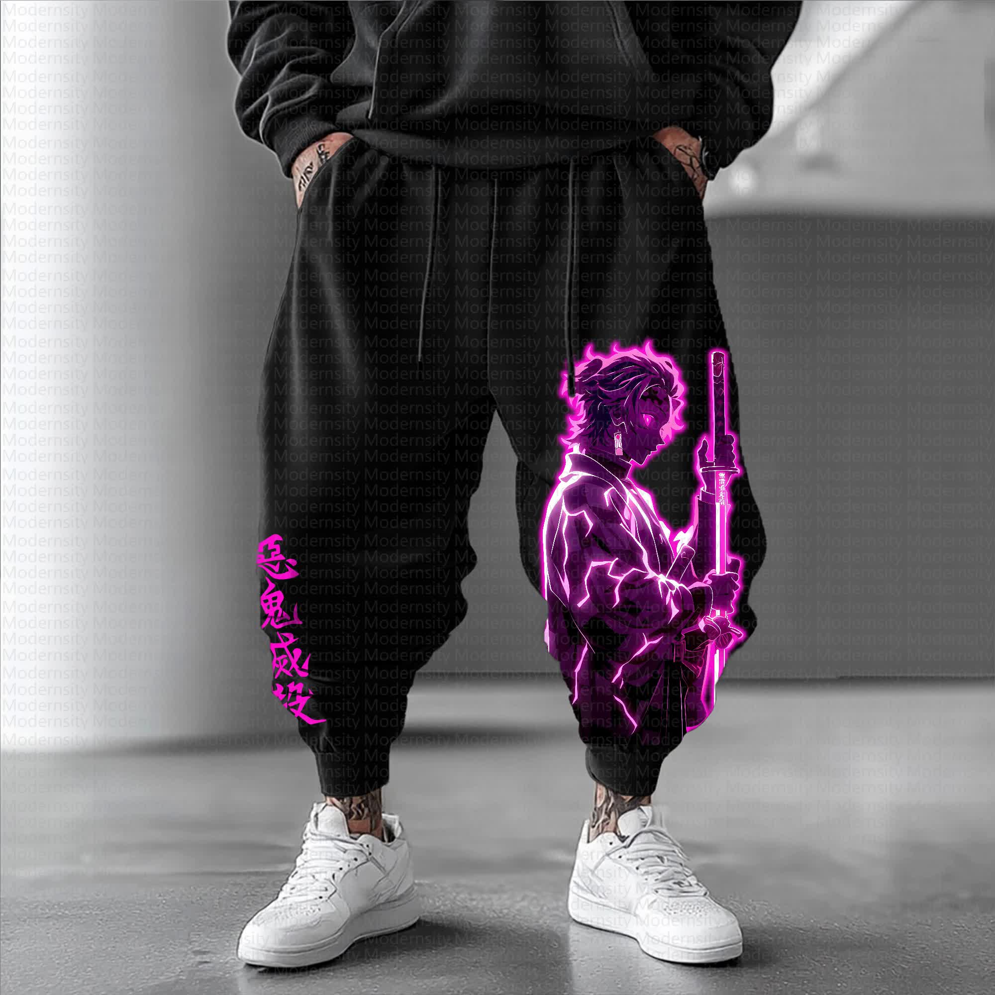 Unisex Anime Inspired Vintage Pants丨Comicssoul