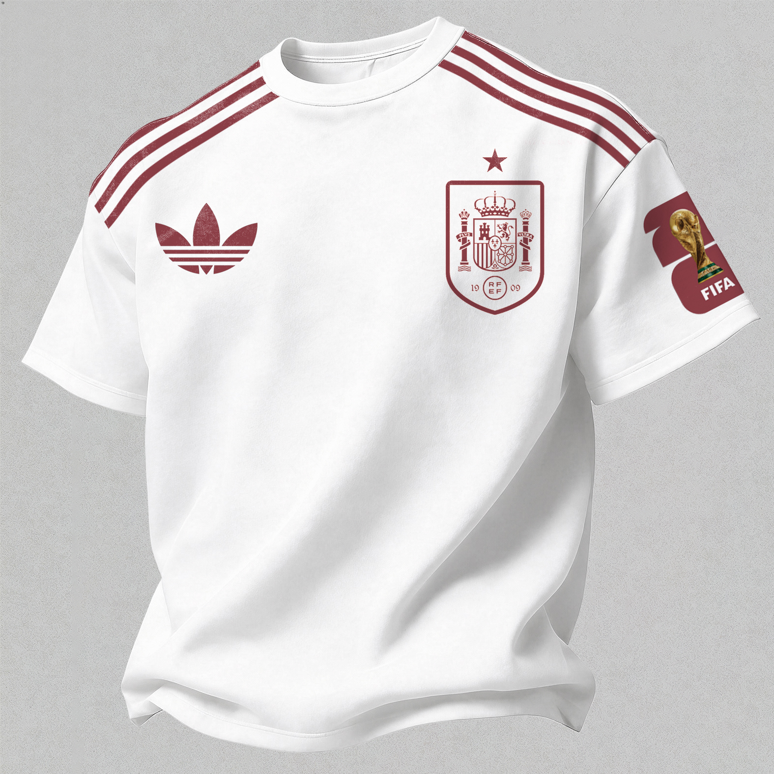 Spain FIFA World Cup 26 Printed Oversized Unisex T-shirt