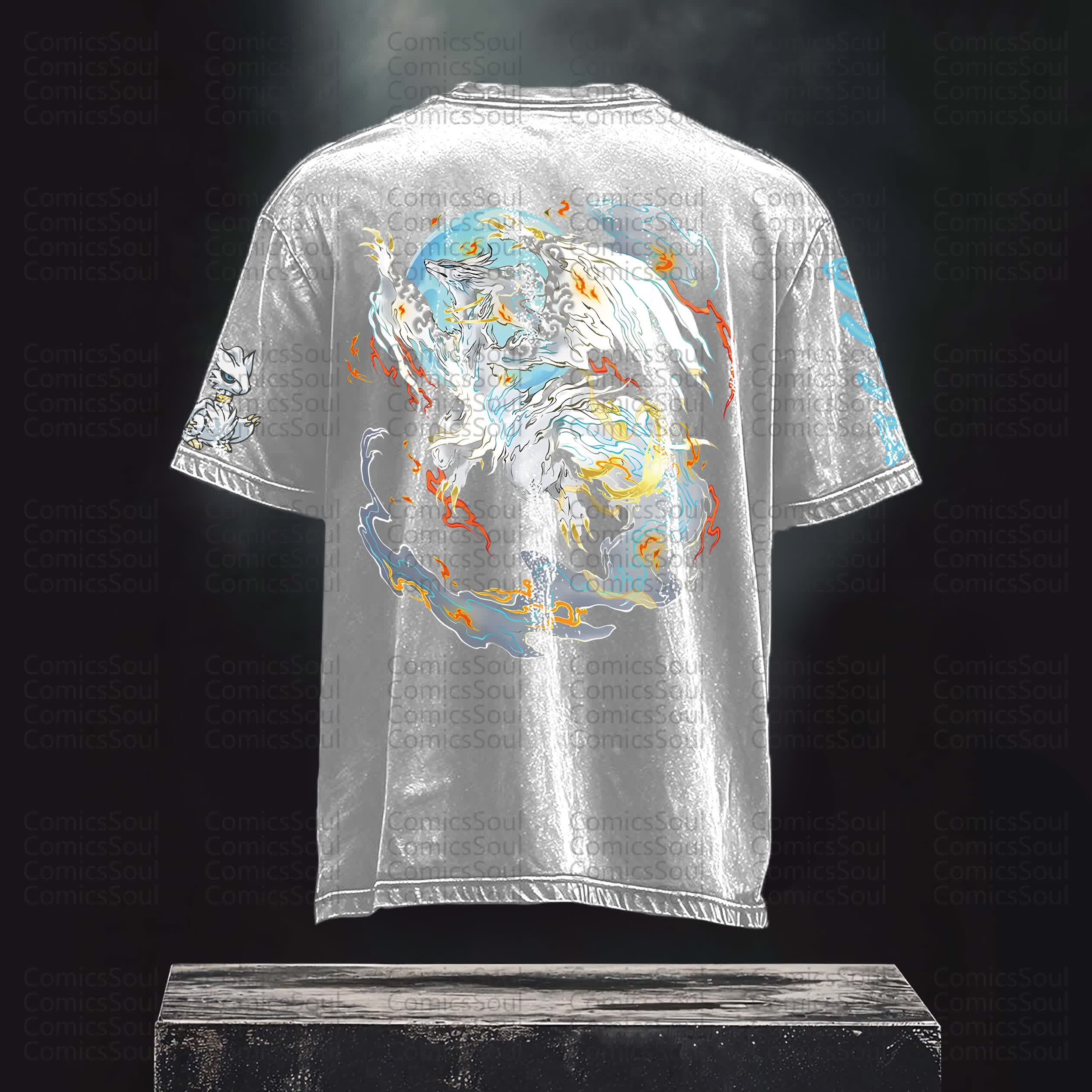 Unisex Anime Inspired Vintage T-Shirt丨Comicssoul