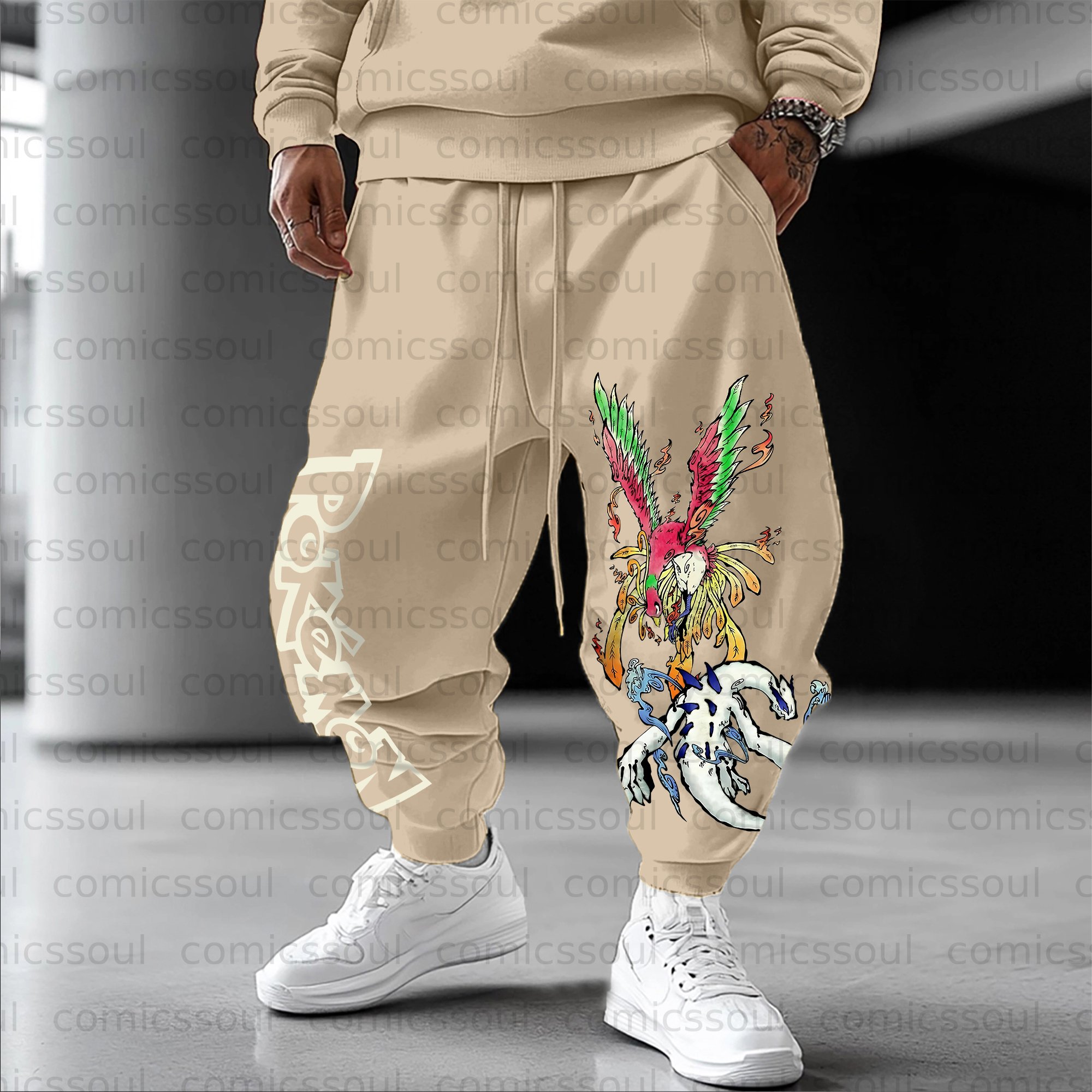 Unisex Anime Inspired Vintage Pants