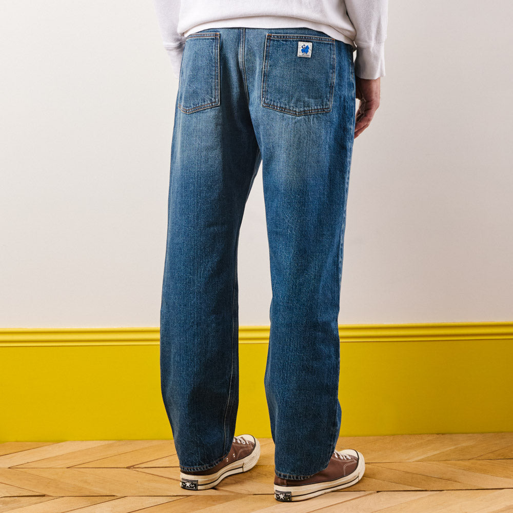 Merci - Jeans Droit Trèfle - Stonewash