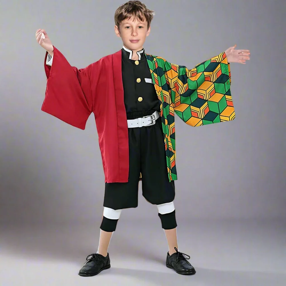 Halloween Costumes Anime Kimono Cosplay Outfit Set - Image 15 Halloween Costumes Anime Kimono Cosplay Outfit Set - Image 15
