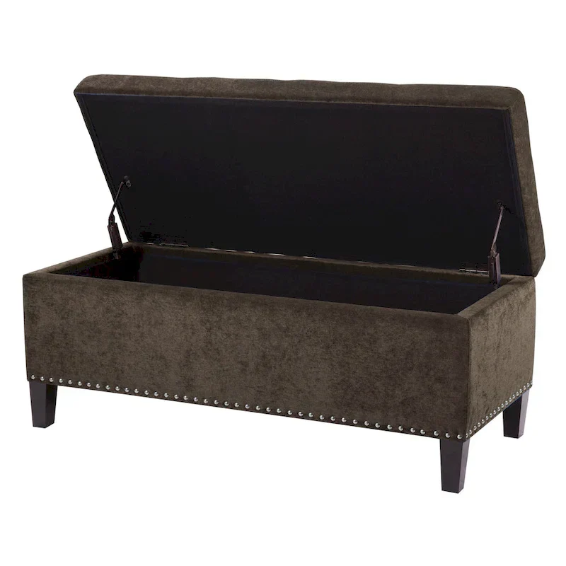 Madison Park Shandra II Tufted Soft Close Storage Bench
