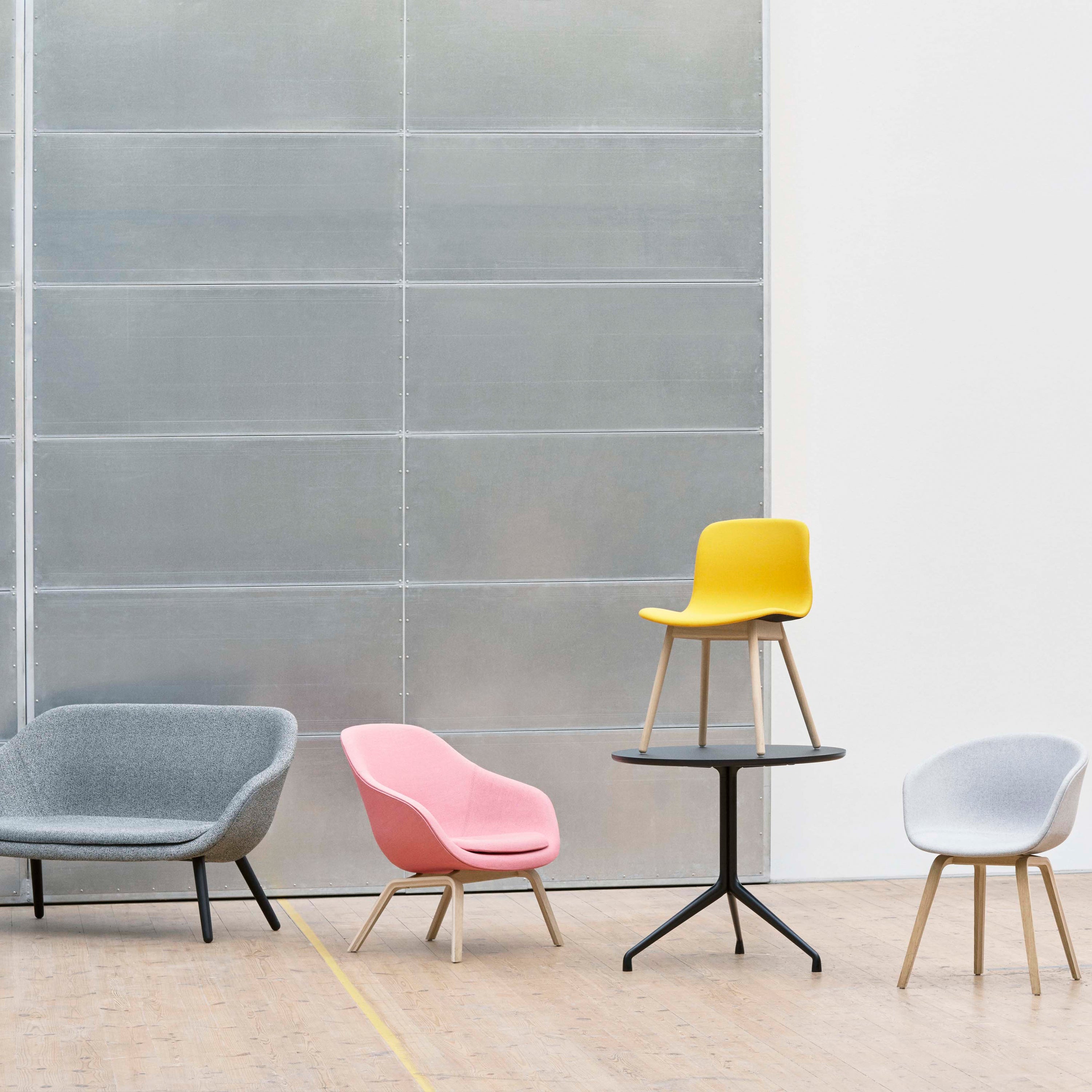 HAY About a Lounge AAL82 Loungestoel - Eikenhout / Yuma