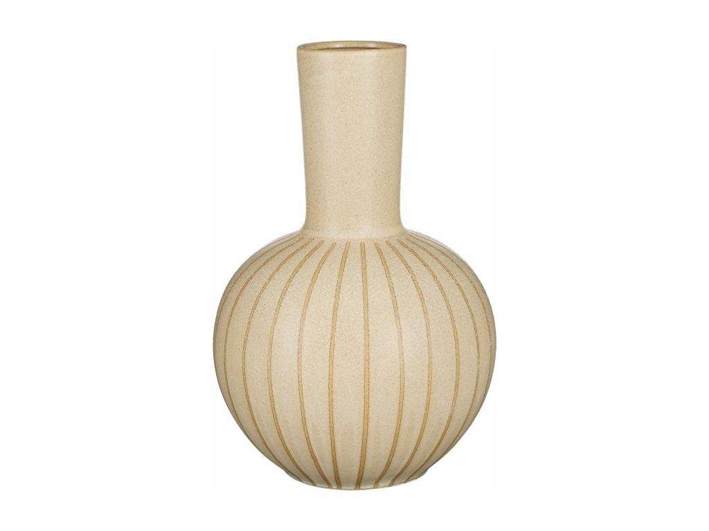 Jarrón de Cerámica - 52 x Ø34 - Crema - HOLM