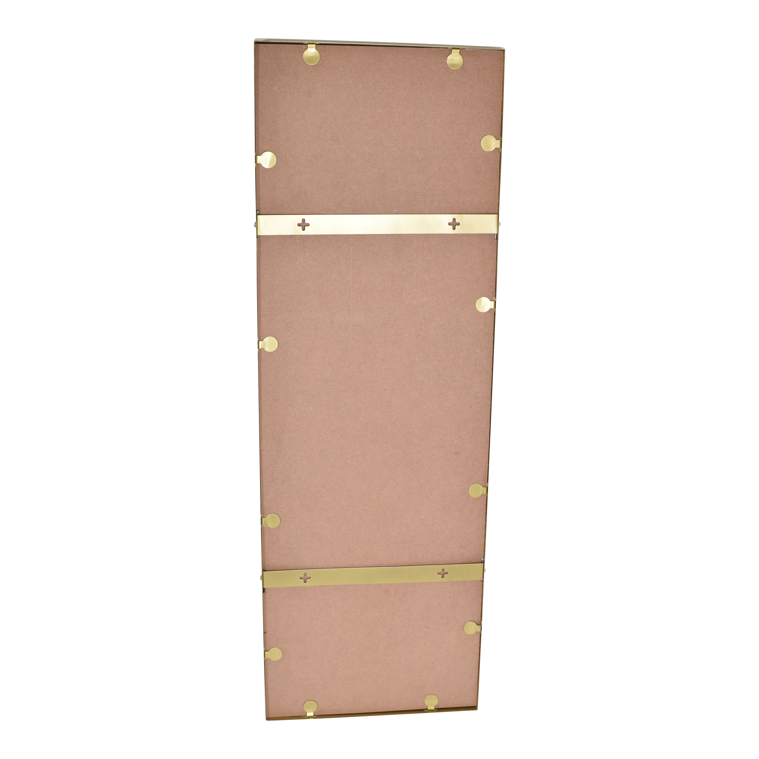 LOFT42 Industry Rectangle Spiegel - Metaal - antiek Messing - 120x40x4