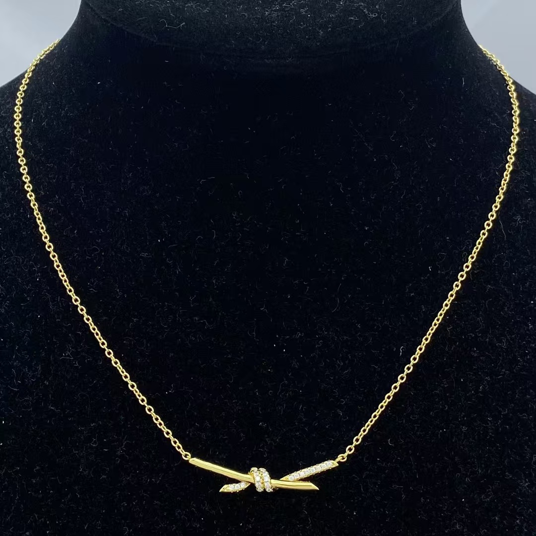 Tiffany Knot Pendant Necklace - Original Replica Club