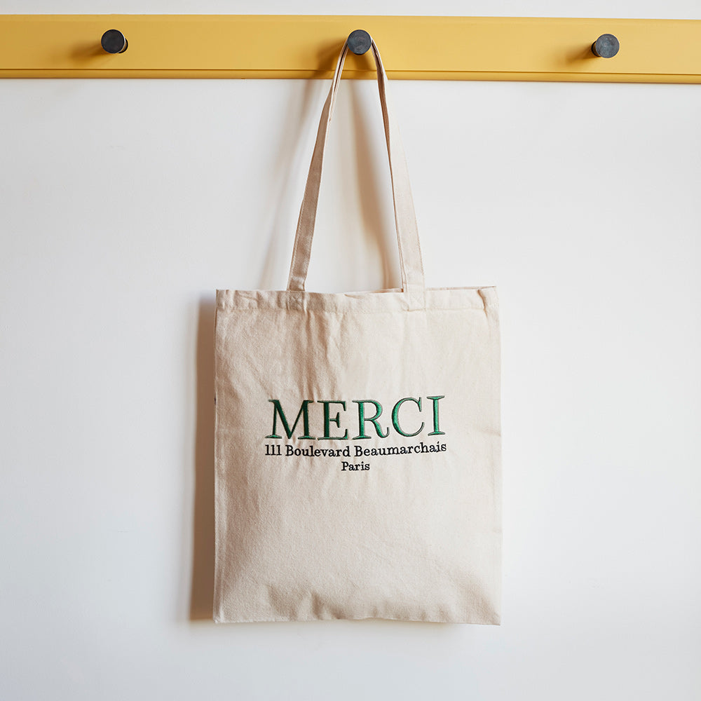 Merci - Tote Bag en coton - Merci 111 Vert